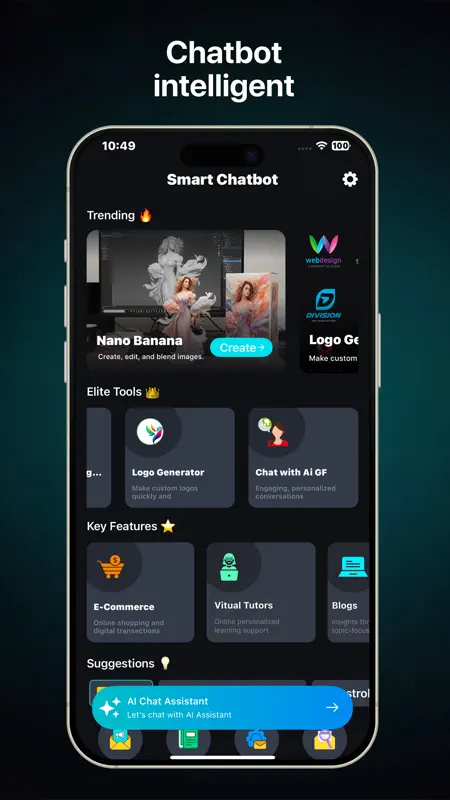 Chatbot intelligent et IA screenshot 2 of 7
