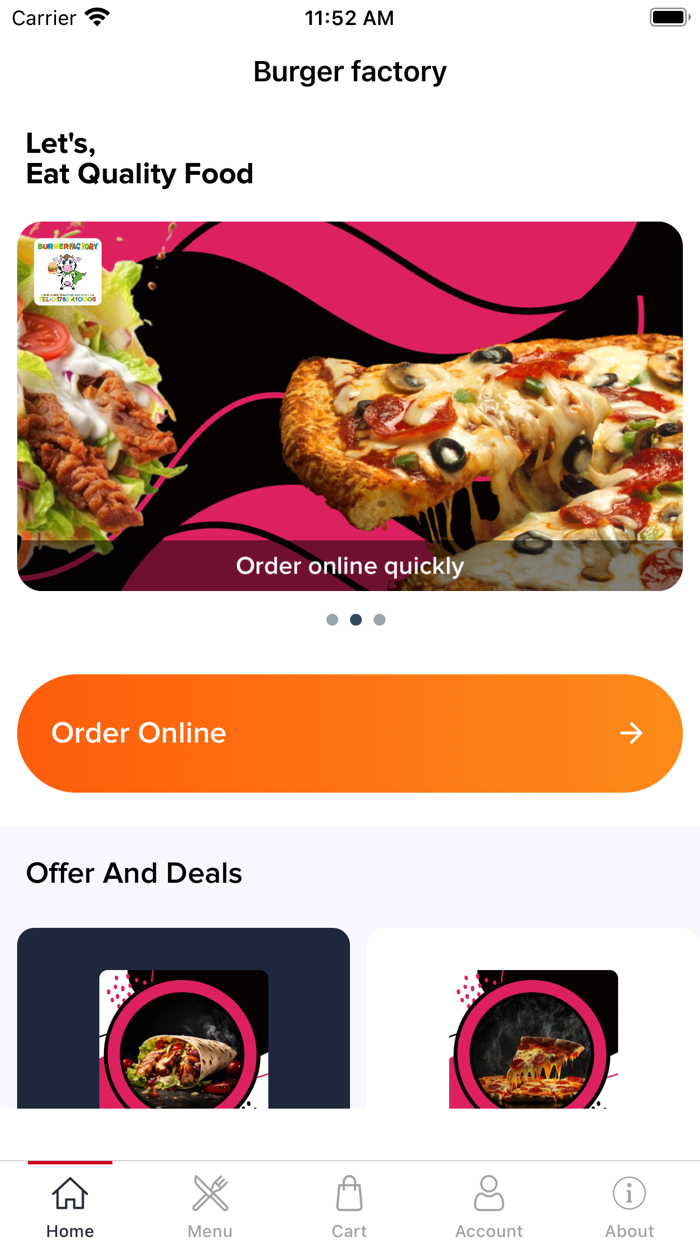 Burger Factory Online