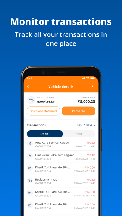 eToll by ICICI Bank Screenshot