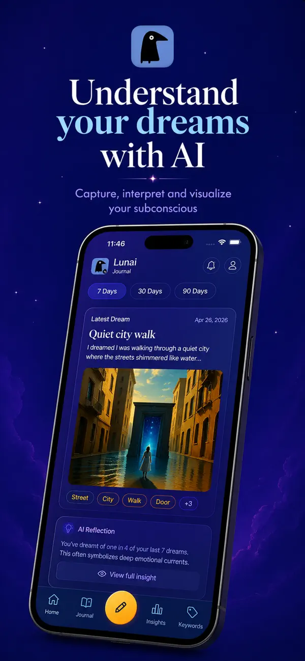 Screenshot #1 pour Lunai: Dream Interpretation AI