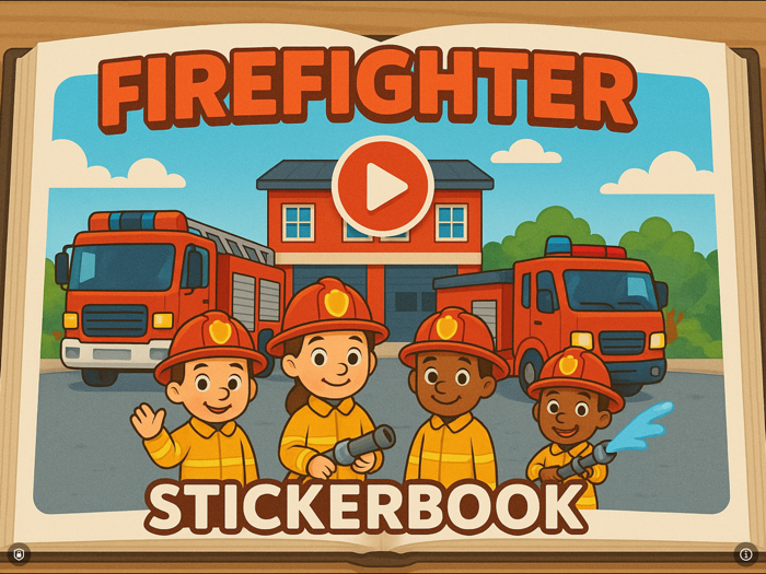Firefighter Games  Stickers