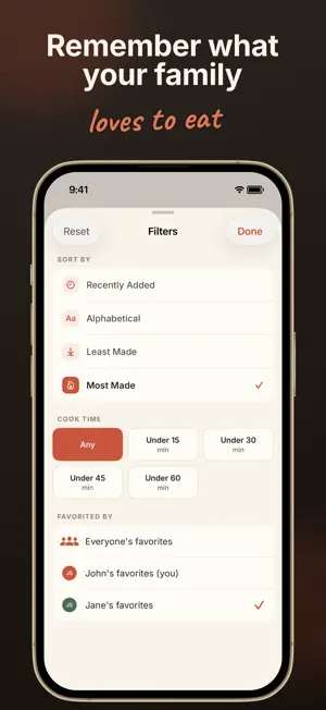 Family Meal Planner: Our Meals screenshot 4
