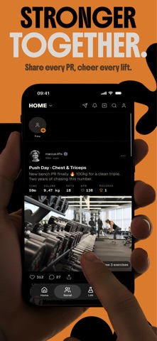 Delta: Workout Tracker Gym Log iPhone screenshot