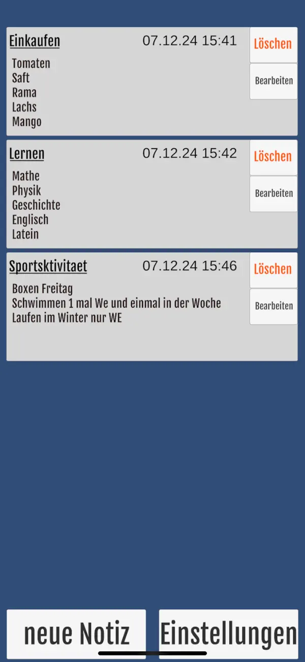 Screenshot #2 pour Notizbuch_17_12