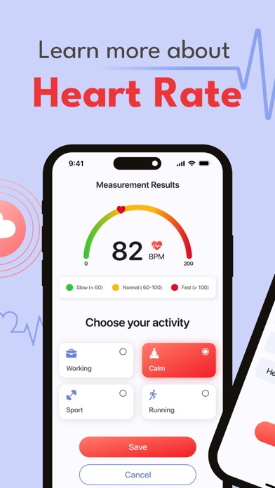 Heart Rate Monitor : Heart App Screenshot