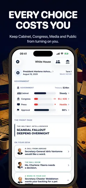 Oval Office President Sim screenshot 2
