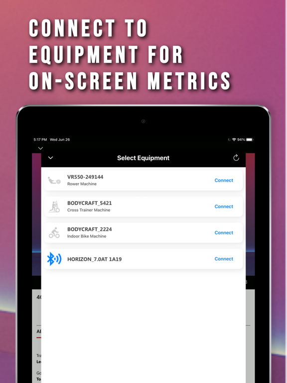 Fitscope At Home & Gym Classes iPad screenshot 9 - Health & Fitness app