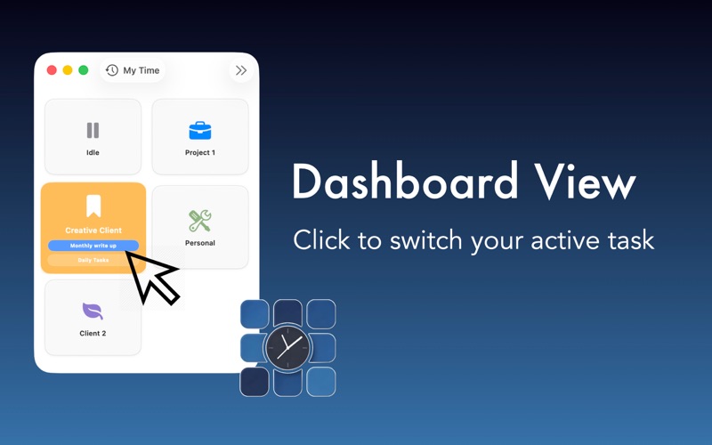 Flow Pad — Time & Activity Log screenshot
