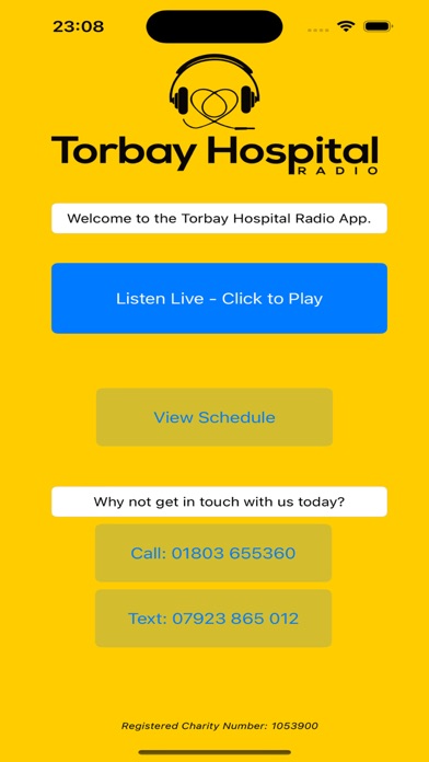 Torbay Hosptial Radio Screenshot