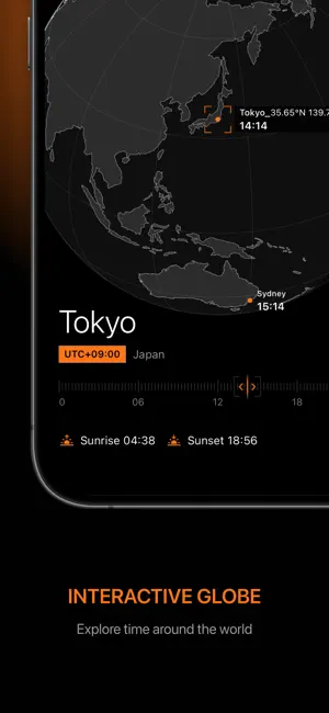 Axis - World Clock screenshot 2