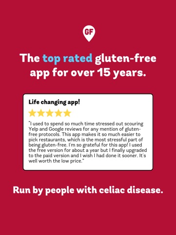 Find Me Gluten Free iPad screenshot