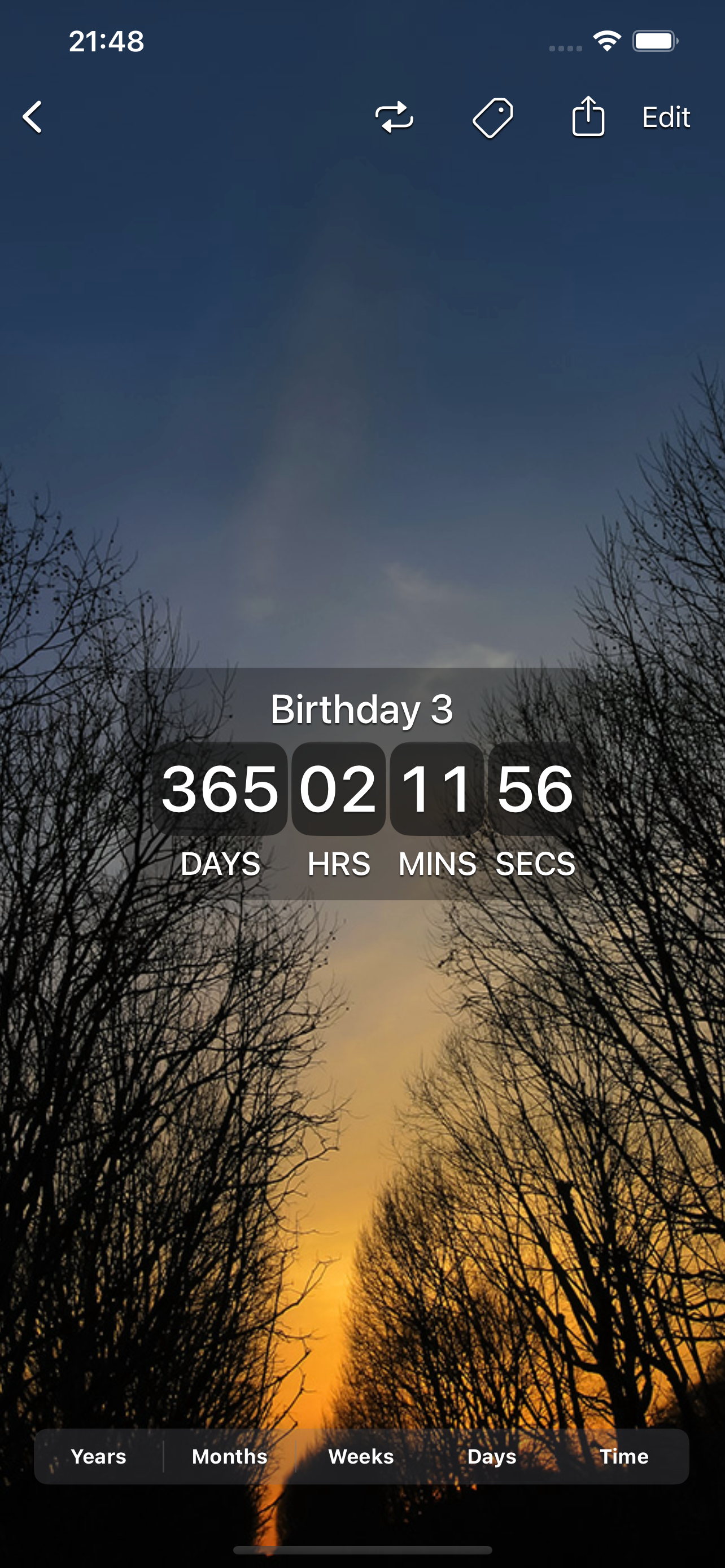Countdown & Count Up Timer