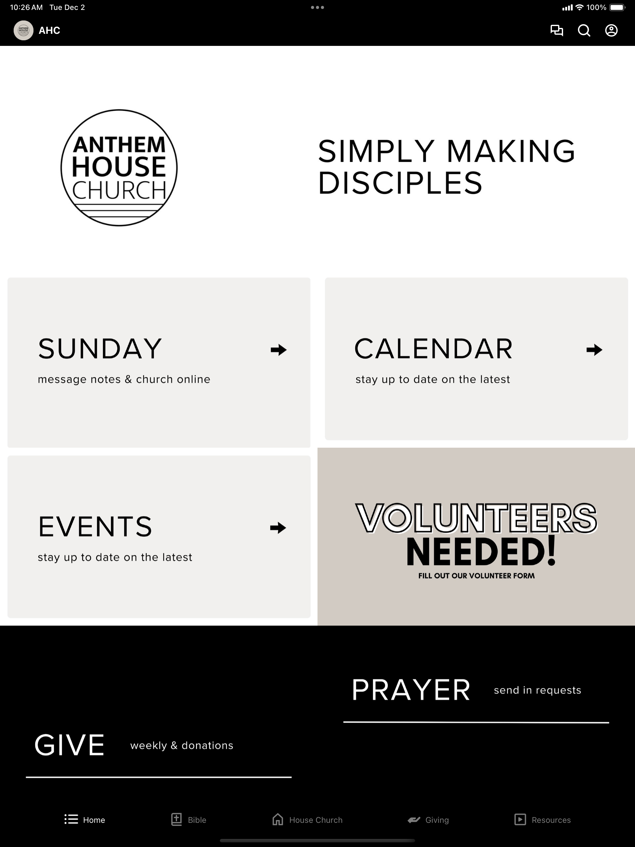 Anthem House Church