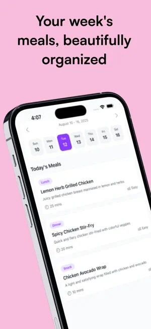 Forkly - AI Meal Planner screenshot 1