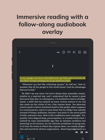 Tribooks: Ebook + Audiobook iPad screenshot