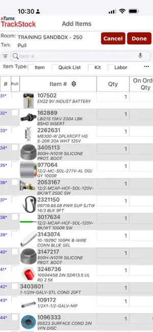 eTurns TrackStock screenshot 3