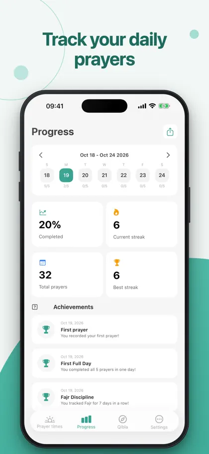 Screenshot 4 von 6 zu Vaktija.eu: Prayer Times