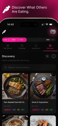 Eatme: Snap Food, Track Macros screenshot