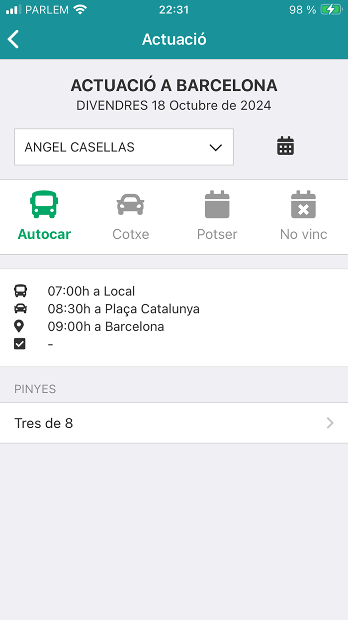 APPsistencia general