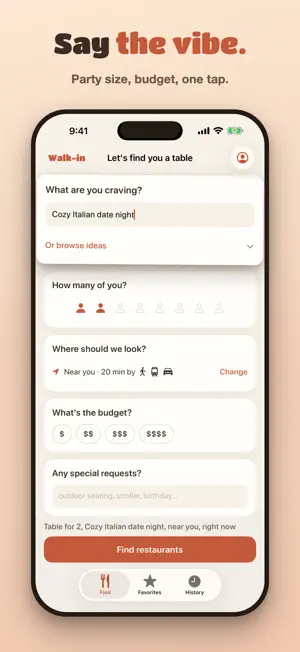 Walk-in: Tables Tonight screenshot 4
