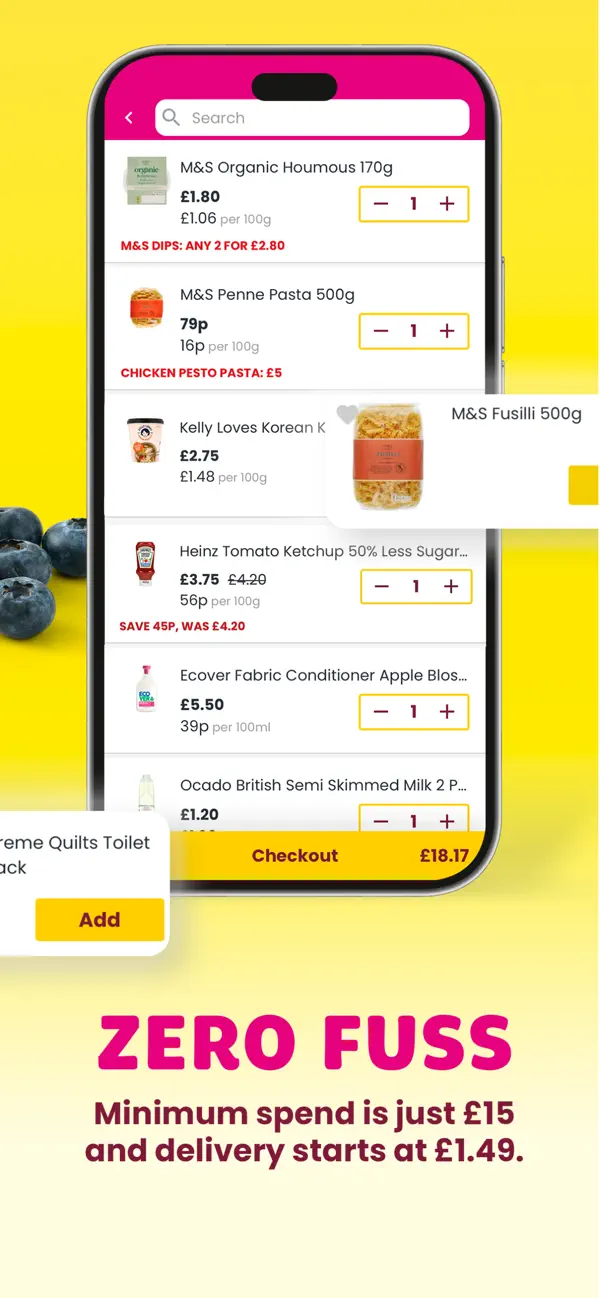 Screenshot #3 pour Zoom by Ocado | Food Delivery