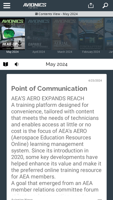 Avionics News Magazine Screenshot