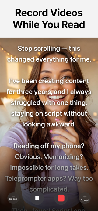 ScriptLens: Teleprompter Screenshot 1 of 4