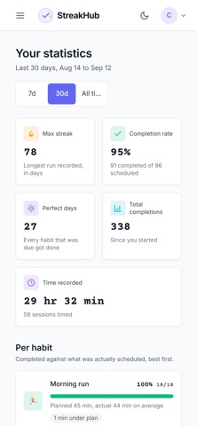 StreakHub : Habit Tracker Screenshot 6 of 6