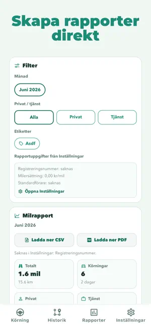 Svensk Körjournal screenshot 4