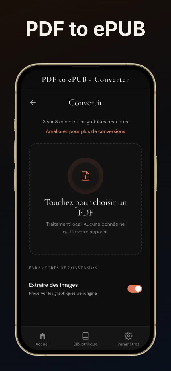 Screenshot #3 pour PDF to ePUB - Converter