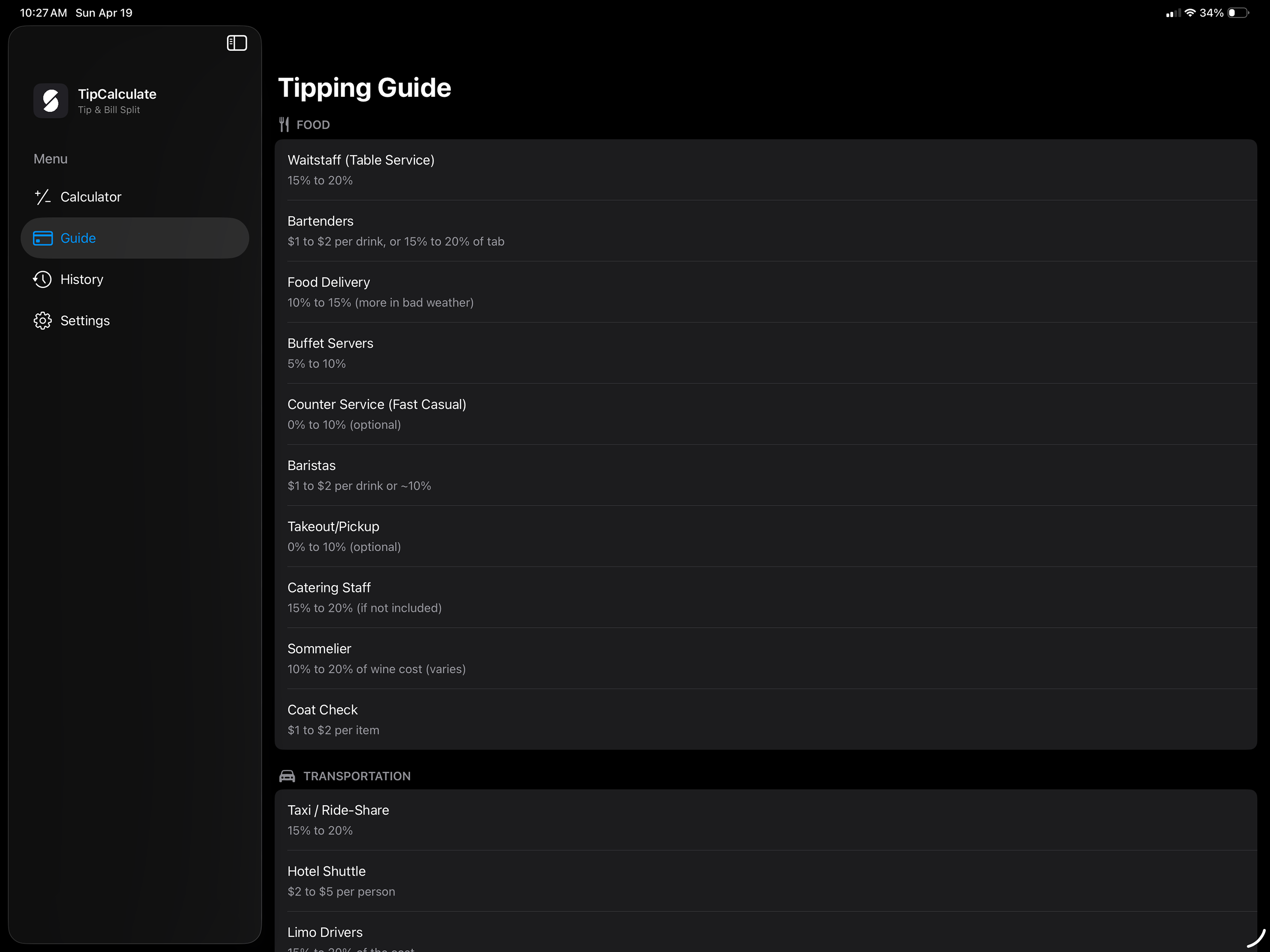 Tip and Bill Split Calculator screenshot 7