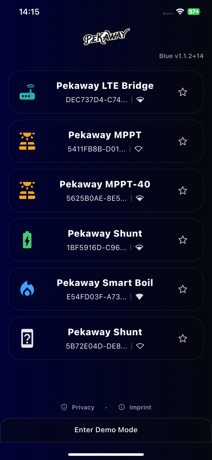Pekaway Blue screenshot 1