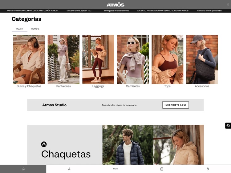 ATMOS – Ropa para moverte