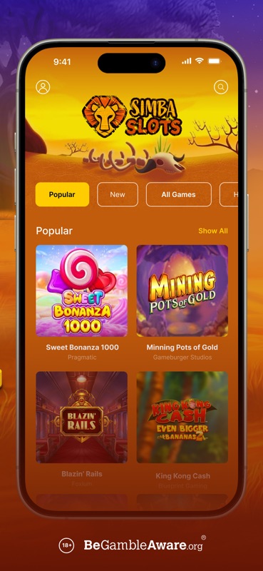 Simba Slots - Online Casino screenshot 5