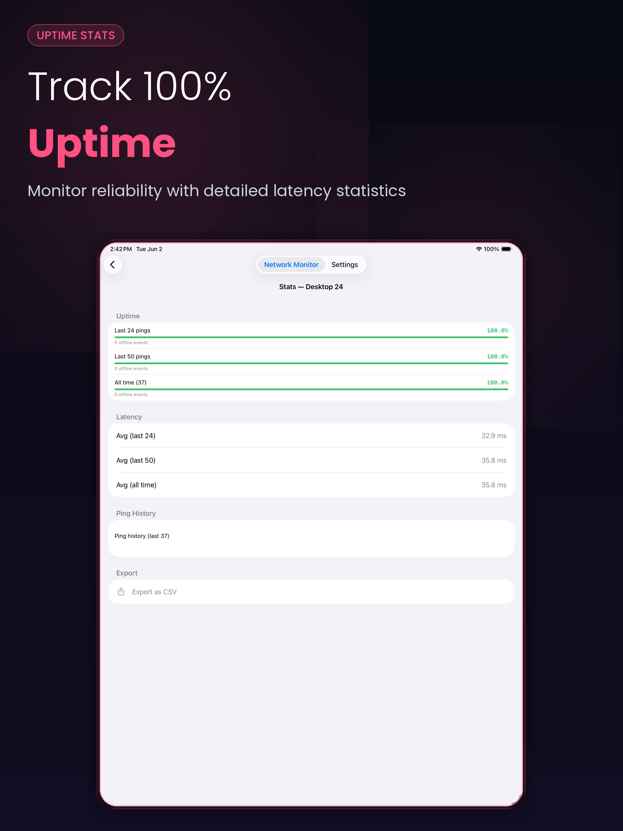 IP Monitoring Tool PingStation