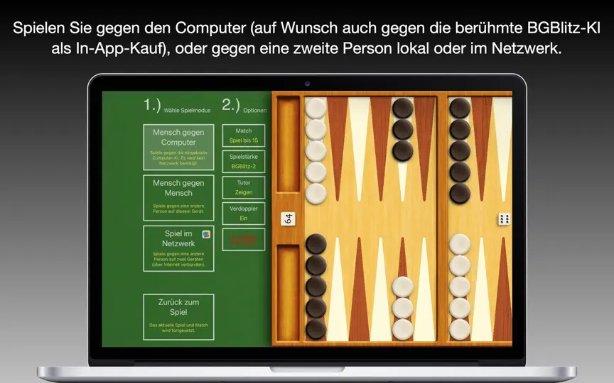 Screenshot von True Backgammon HD auf dem iPhone 2