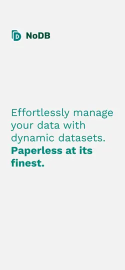 NoDB - Paperless App iPhone Screenshot 1