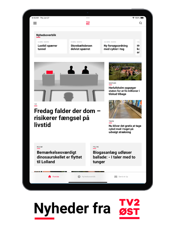 Screenshot #6 pour TV2 ØST Nyheder