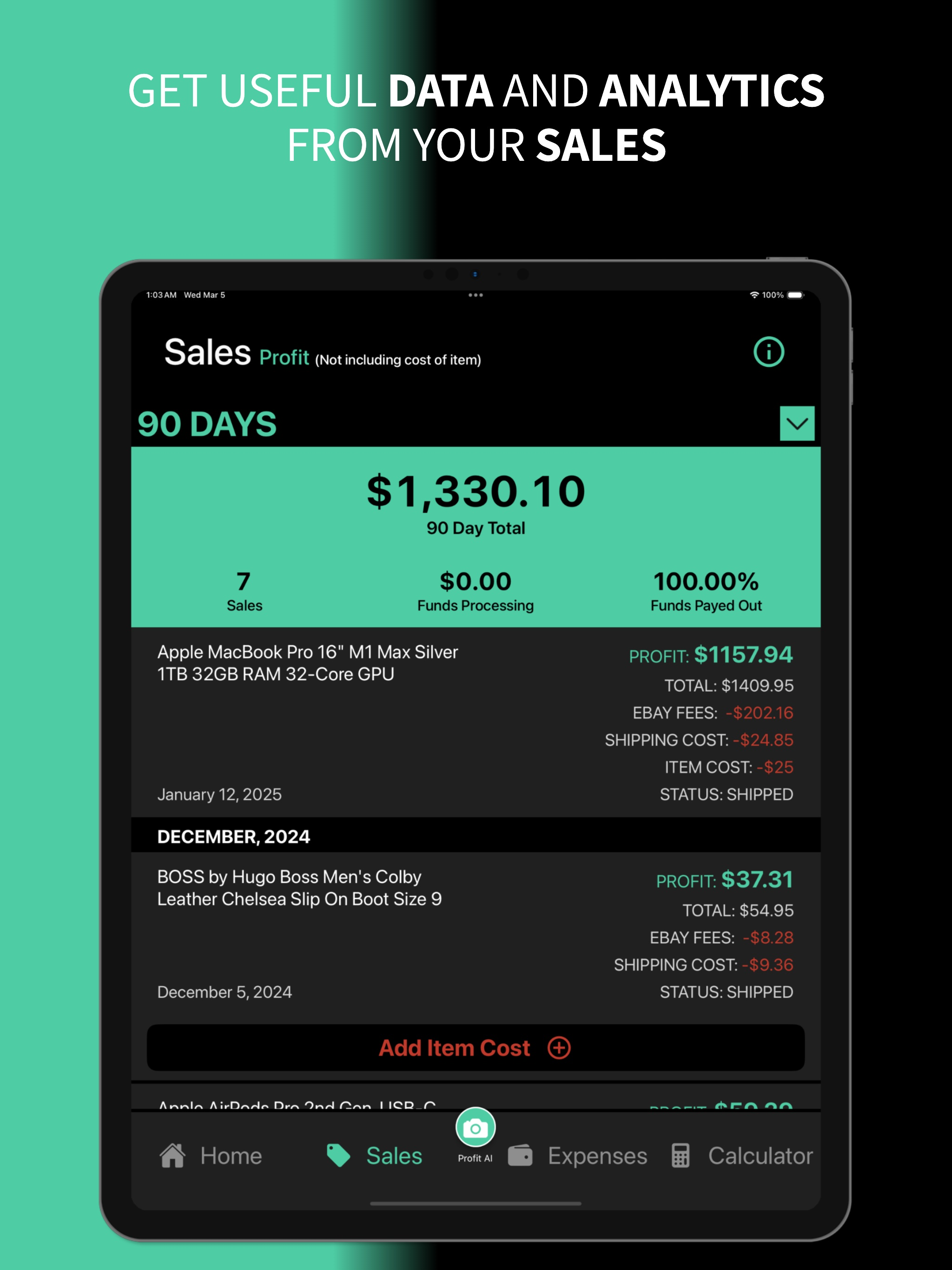 eProfit - Sell on ebay with AI