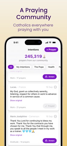 Catho+ Catholic Prayers, Bible iPhone screenshot 3
