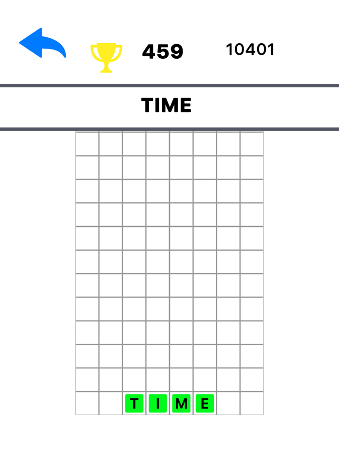 Falling Words Word Puzzle