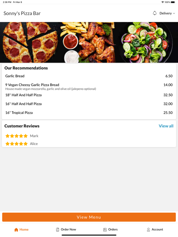 Screenshot #5 pour Sonnys Pizza Bar