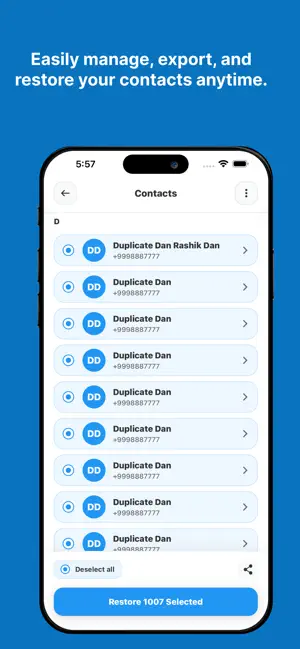Contact Manager & Cleaner screenshot 3