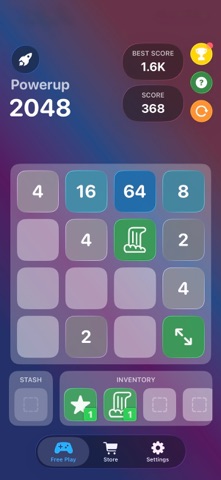 Powerup 2048 screenshot 1