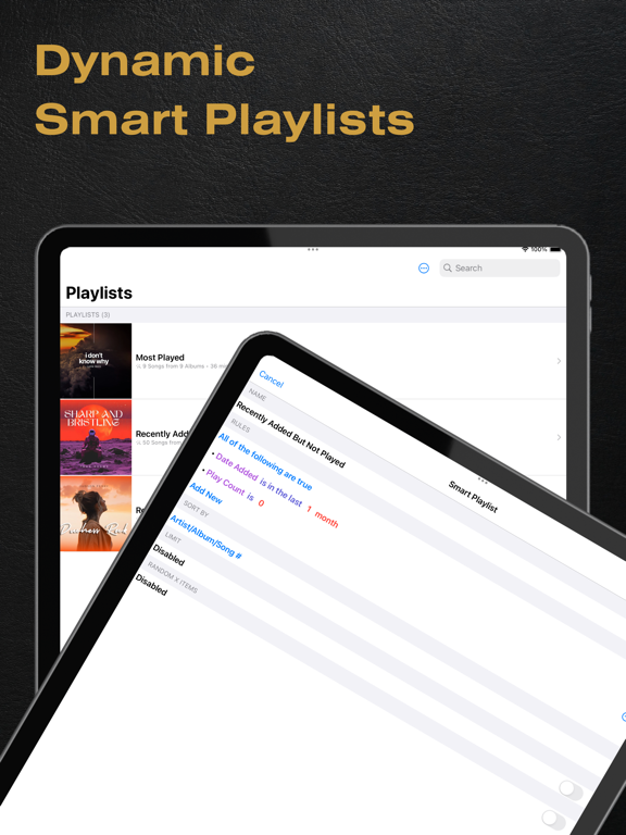 BTR AMP Advanced Music Player iPad screenshot 4 - Music app