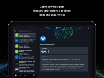 AspenTech® Global Community iPad screenshot