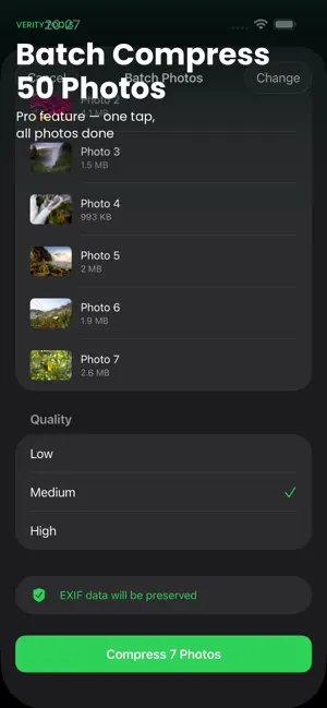 Compress: Photo & Video screenshot 4