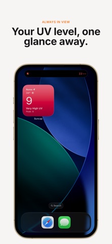 Suncap: UV Index & Sunscreen iPhone screenshot