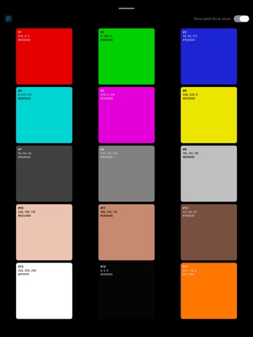 ColorCard Pro by Camera Butter iPad screenshot