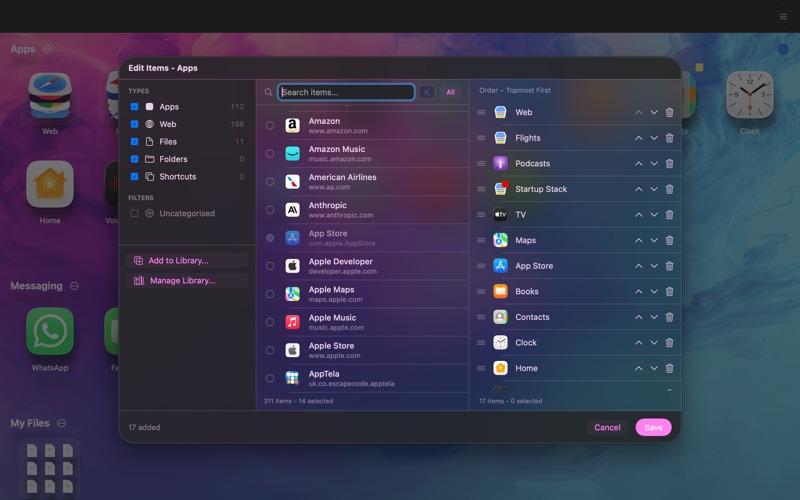 AppTela - App Launcher screenshot
